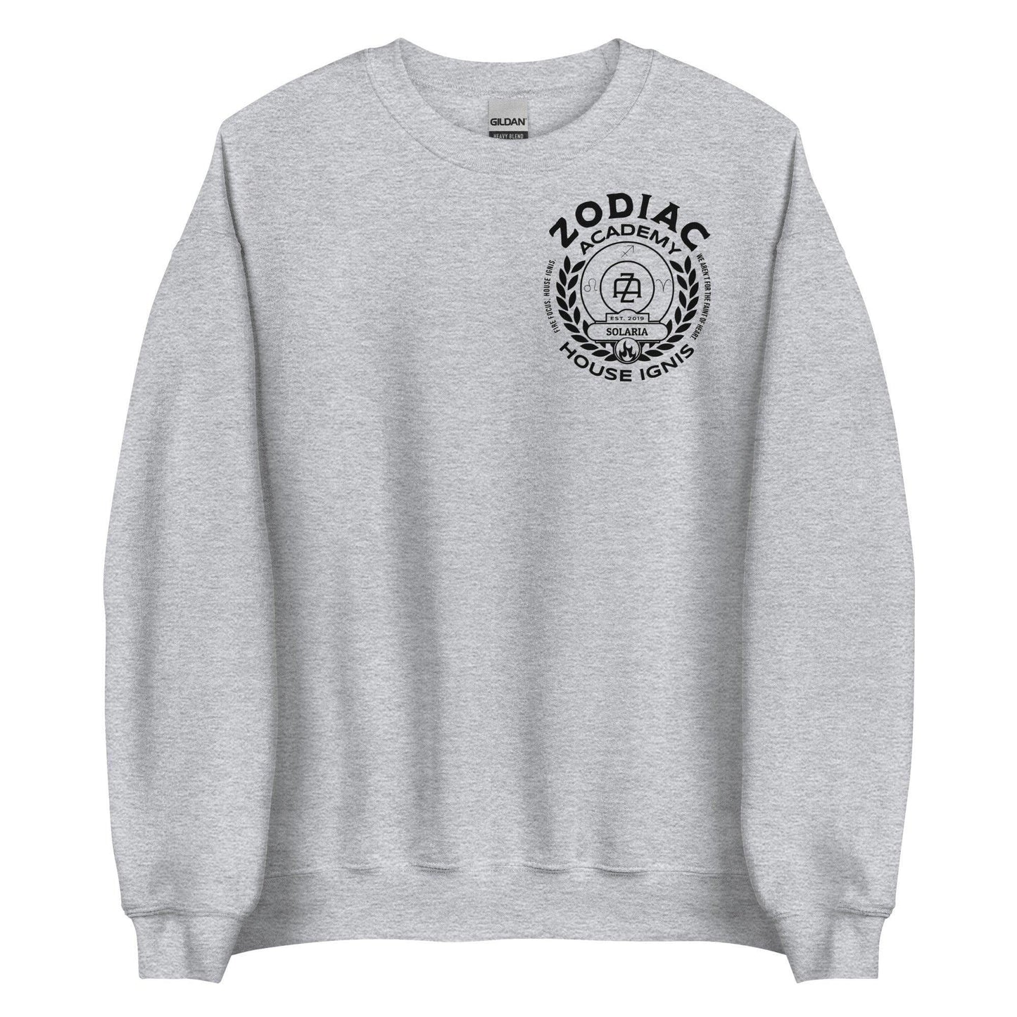 House Ignis Sweatshirt - The Bean Workshop - sweatshirt, twin sisters, zodiac academy