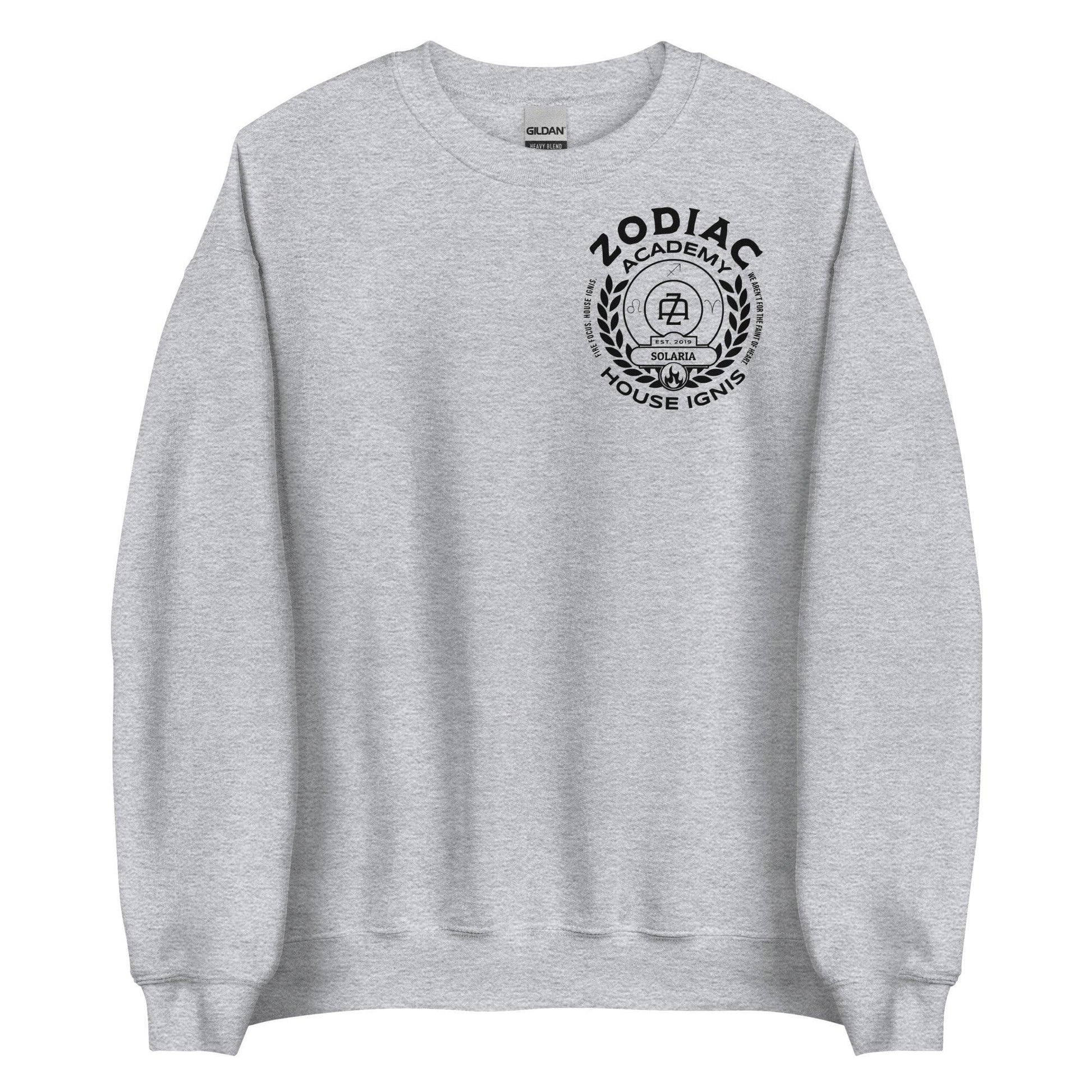 House Ignis Sweatshirt - The Bean Workshop - sweatshirt, twin sisters, zodiac academy