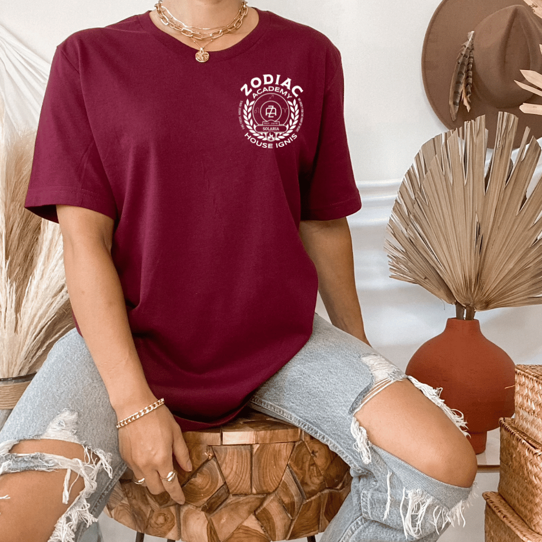House Ignis T-shirt - The Bean Workshop - Caroline Peckham, House Ignis, Solaria, Susanne Valenti, t-shirt, tee, Zodiac Academy