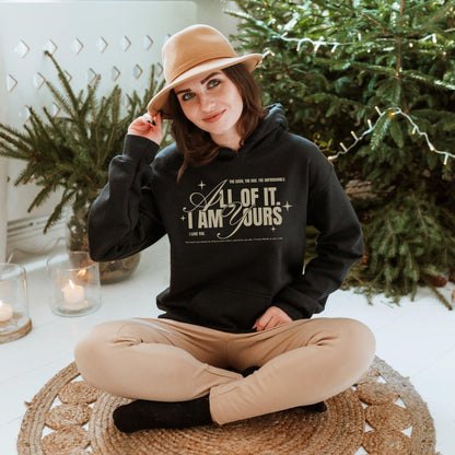 I Am Yours Hoodie - The Bean Workshop - Fourth Wing, hoodie, Rebecca Yarros, The Empyrean, Violet and Xaden, Violet Sorrengail, Xaden Riorson