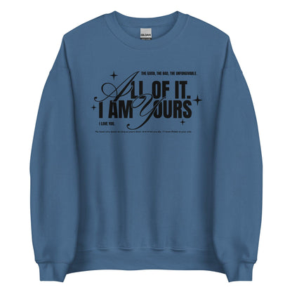 I Am Yours Sweatshirt - The Bean Workshop - fourth wing, rebecca yarros, sweatshirt, violet sorrengail, xaden riorson