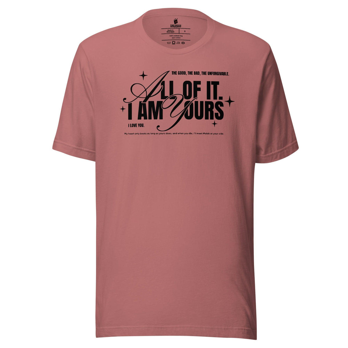 I Am Yours T-Shirt - The Bean Workshop - fourth wing, rebecca yarros, t-shirt, violet sorrengail, xaden riorson