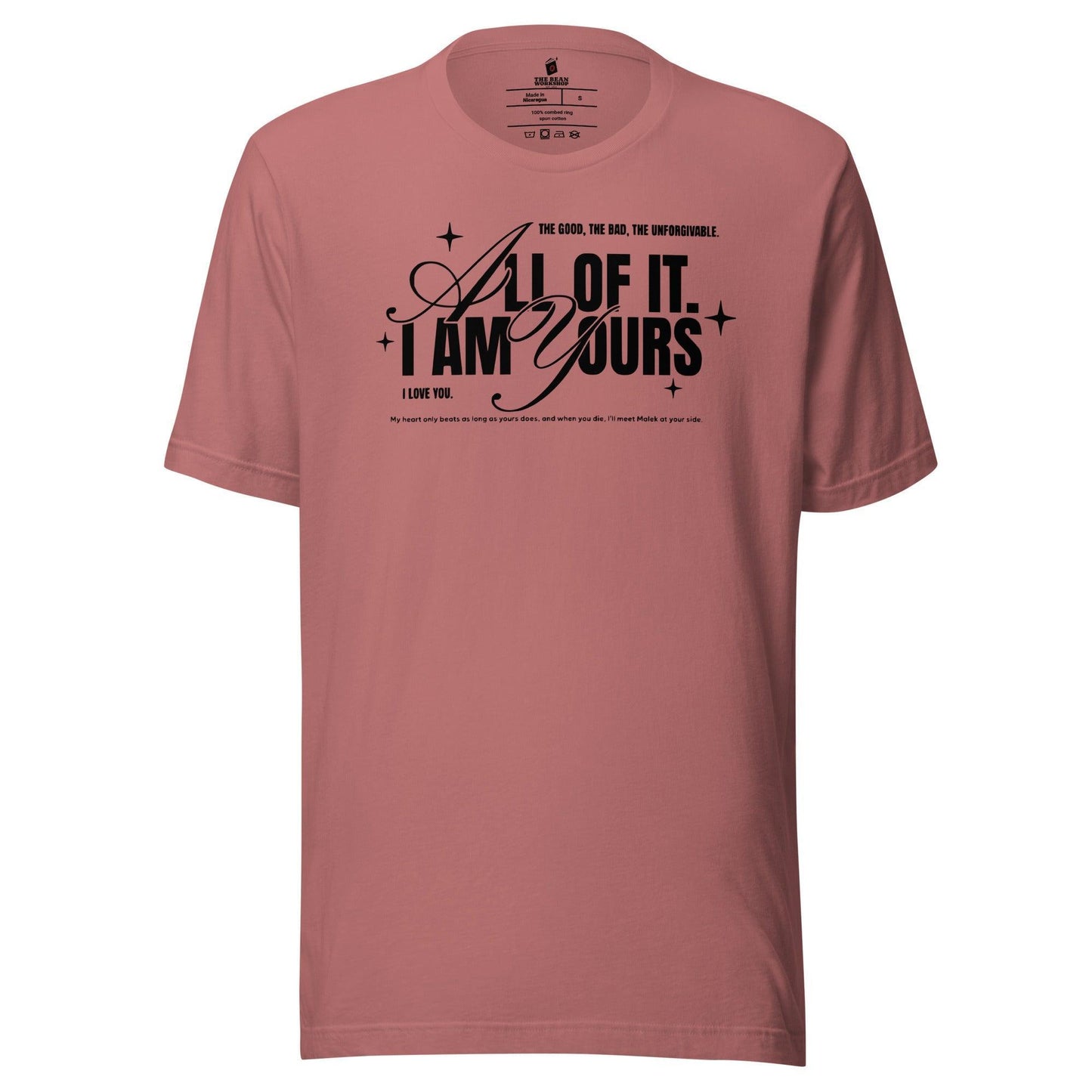I Am Yours T-Shirt - The Bean Workshop - fourth wing, rebecca yarros, t-shirt, violet sorrengail, xaden riorson