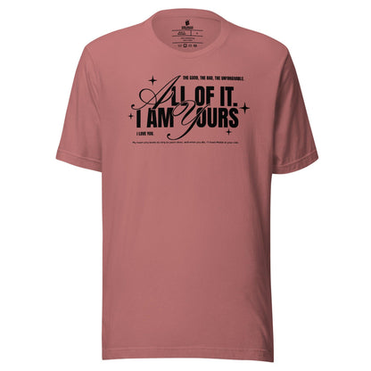 I Am Yours T-Shirt - The Bean Workshop - fourth wing, rebecca yarros, t-shirt, violet sorrengail, xaden riorson