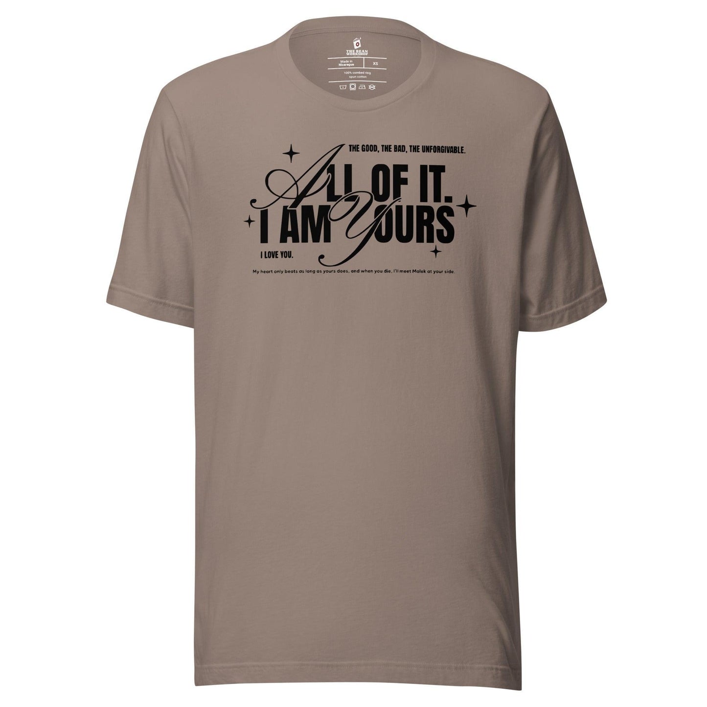 I Am Yours T-Shirt - The Bean Workshop - fourth wing, rebecca yarros, t-shirt, violet sorrengail, xaden riorson
