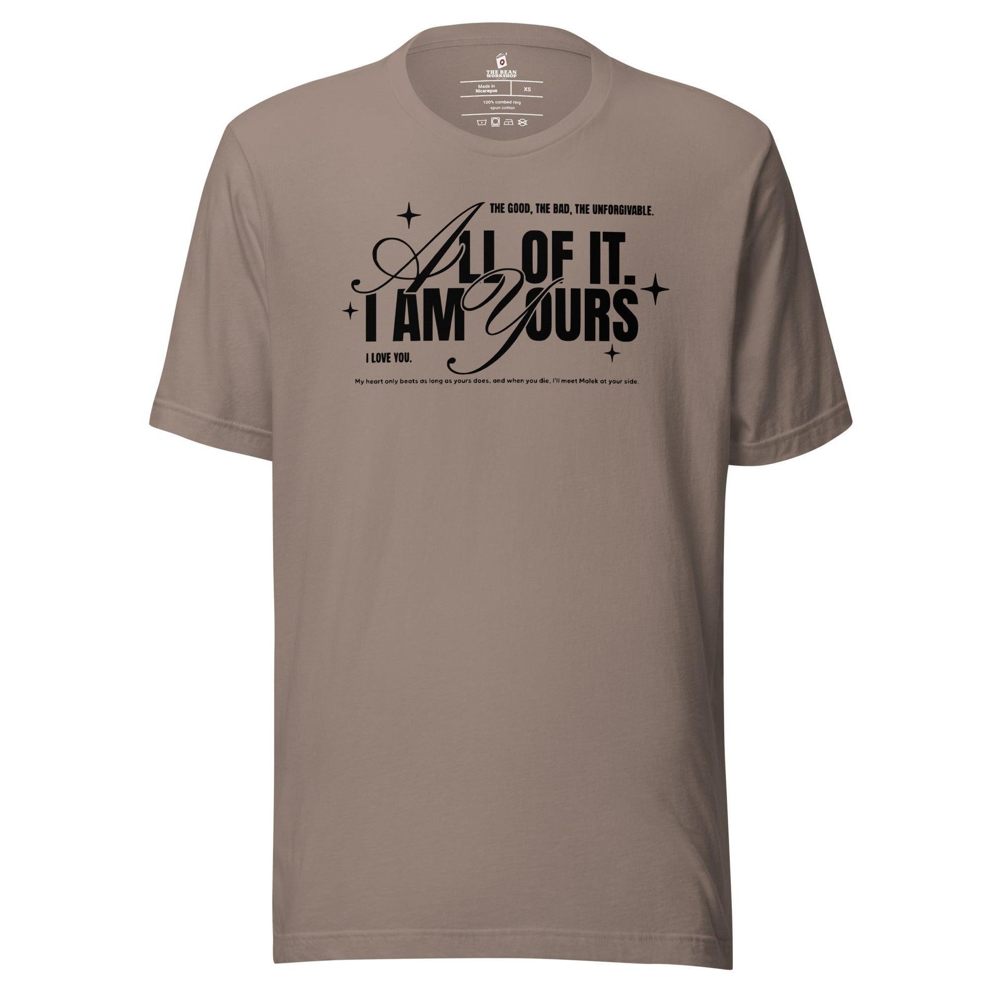 I Am Yours T-Shirt - The Bean Workshop - fourth wing, rebecca yarros, t-shirt, violet sorrengail, xaden riorson
