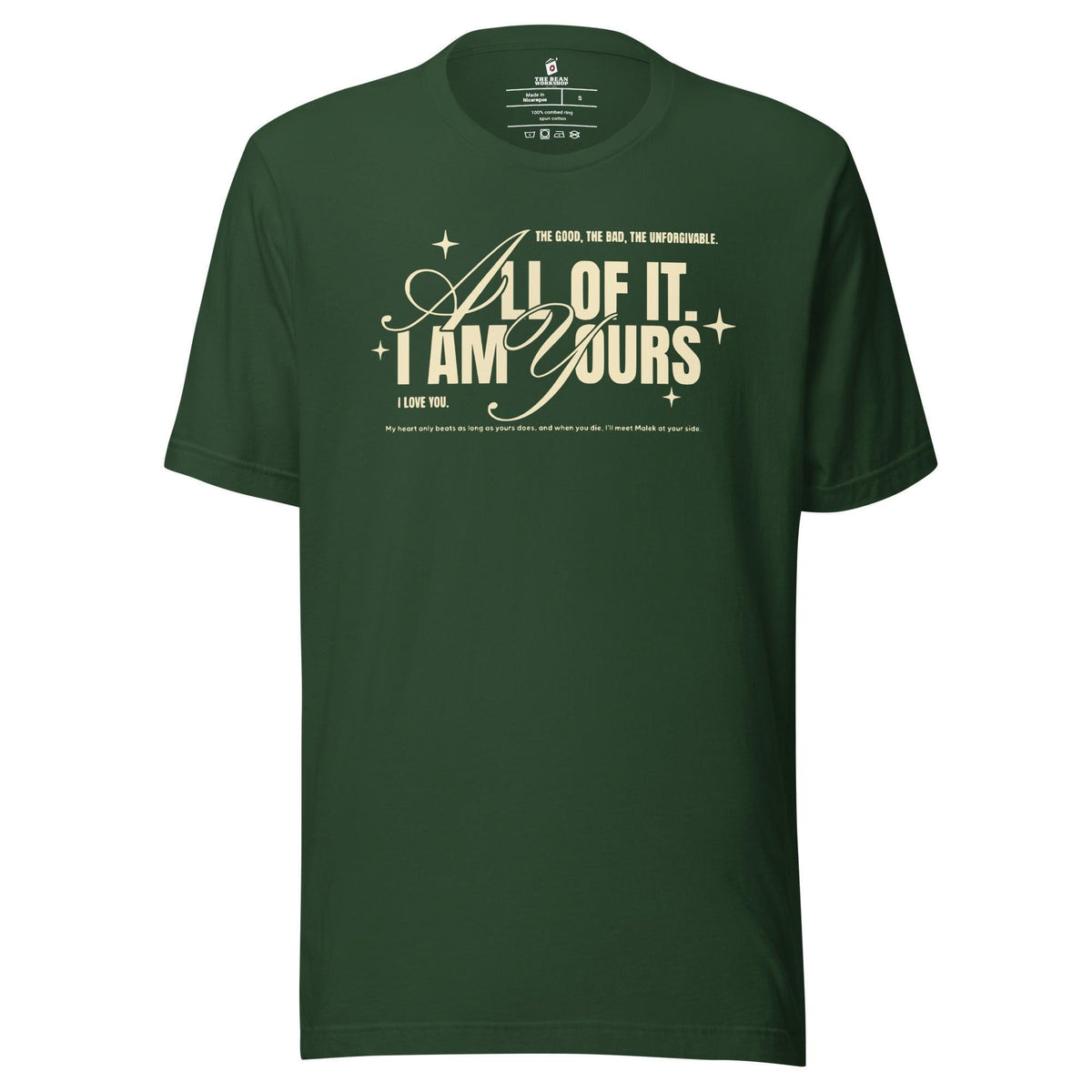 I Am Yours Tee Shirt - The Bean Workshop - fourth wing, rebecca yarros, t-shirt, violet sorrengail, xaden riorson