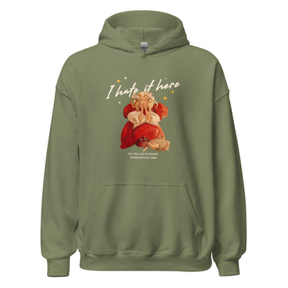 I Hate It Here Hoodie - The Bean Workshop - bookish, hoodie, read everyday, Taylor Swift