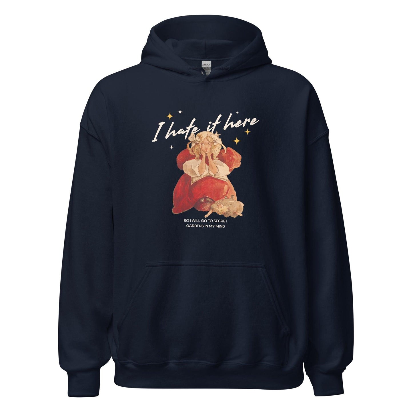 I Hate It Here Hoodie - The Bean Workshop - bookish, hoodie, read everyday, Taylor Swift