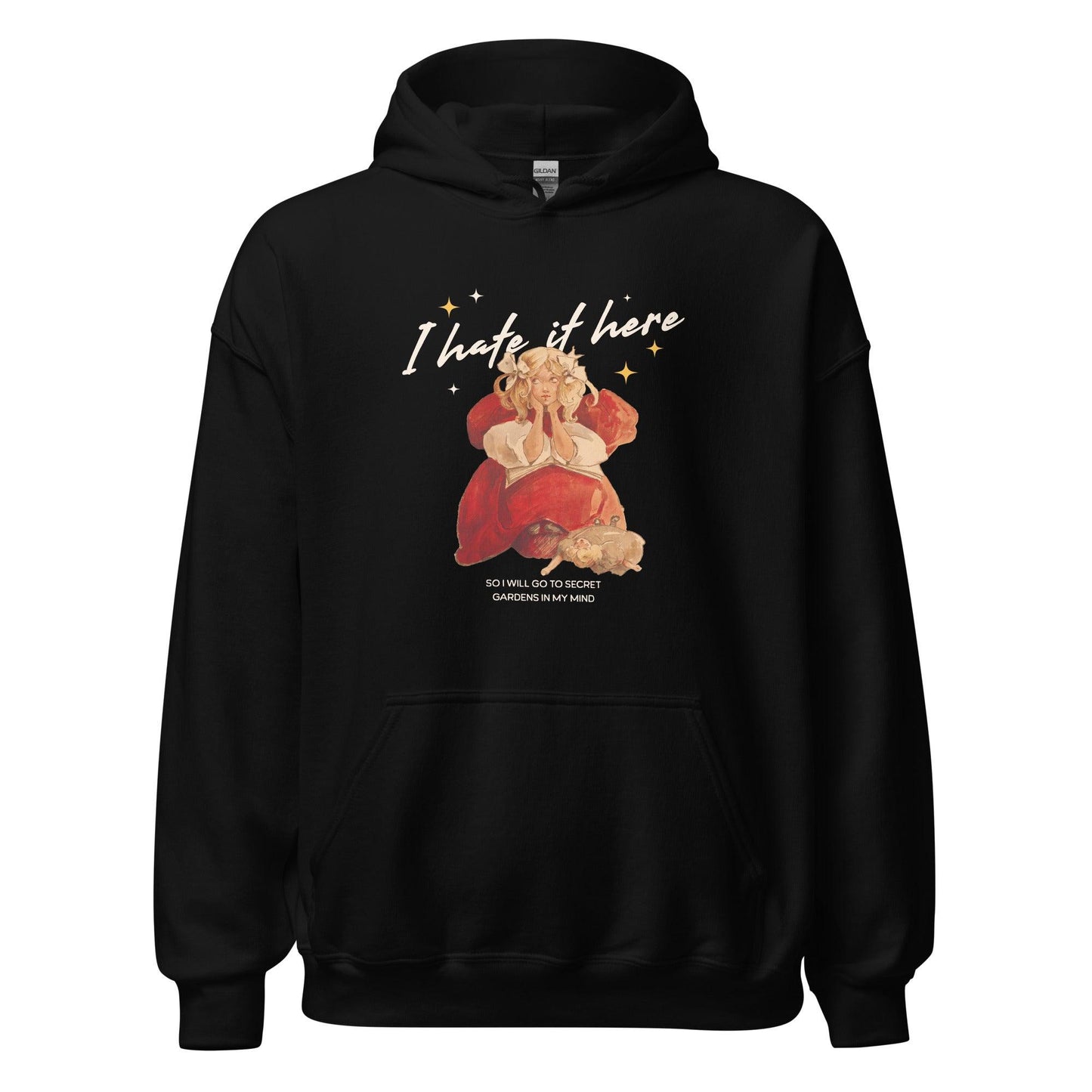 I Hate It Here Hoodie - The Bean Workshop - bookish, hoodie, read everyday, Taylor Swift