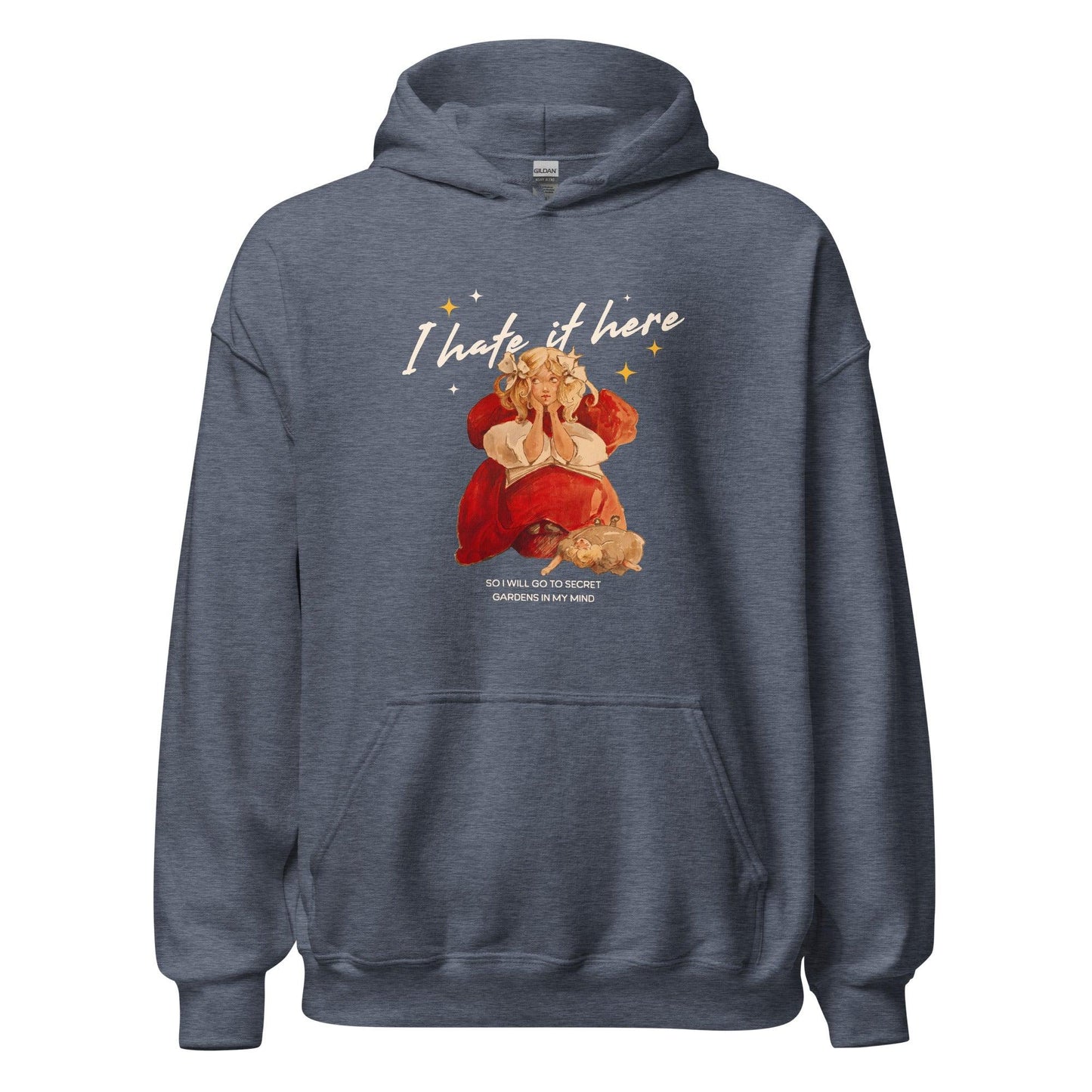 I Hate It Here Hoodie - The Bean Workshop - bookish, hoodie, read everyday, Taylor Swift