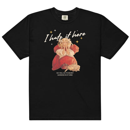 I Hate It Here Tee Shirt - The Bean Workshop - book lover, box tee, read everyday, taylor swift