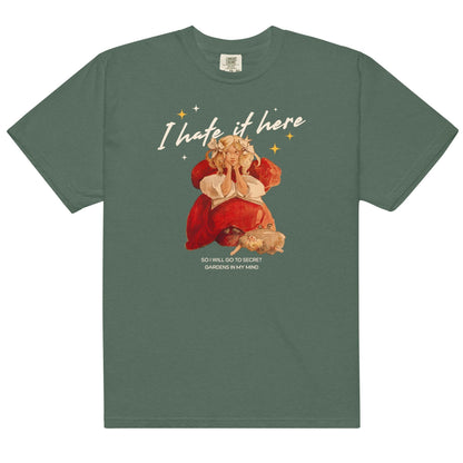 I Hate It Here Tee Shirt - The Bean Workshop - book lover, box tee, read everyday, taylor swift