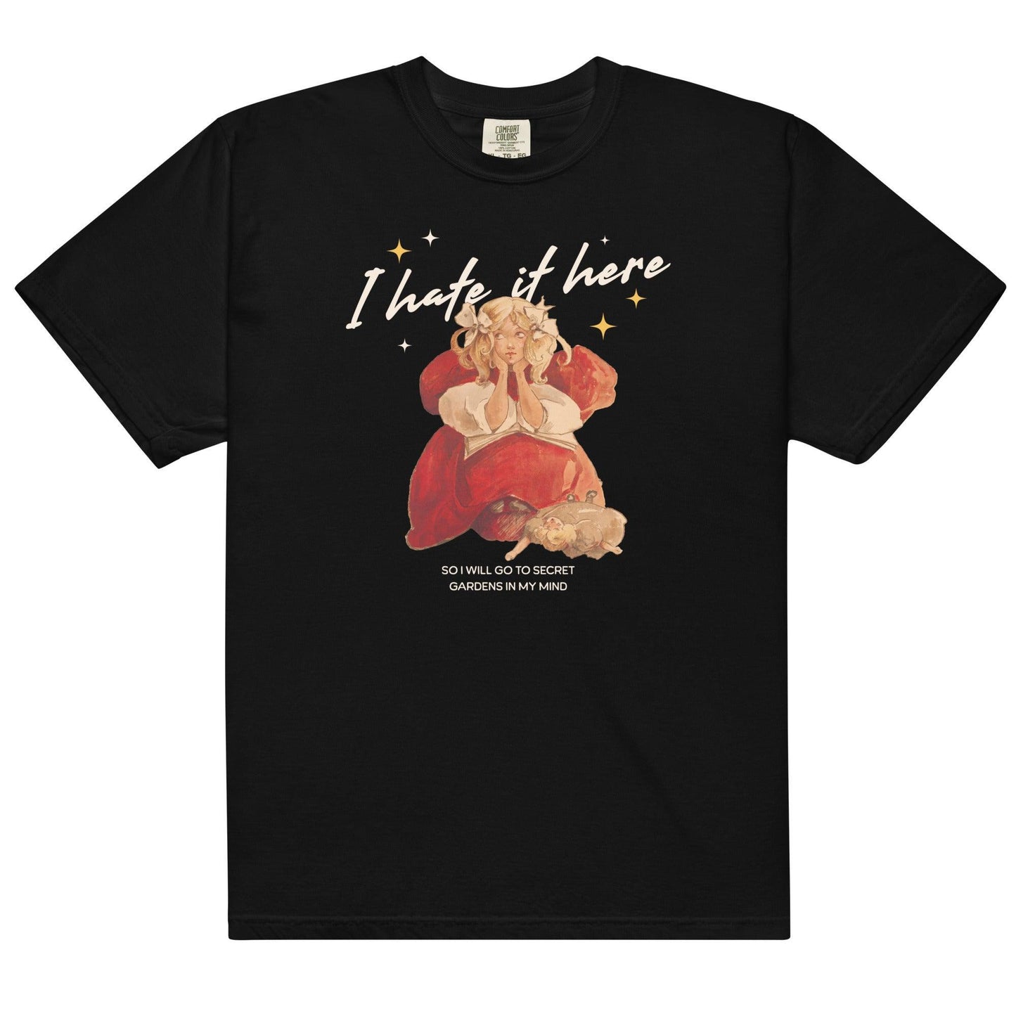 I Hate It Here Tee Shirt - The Bean Workshop - book lover, box tee, read everyday, taylor swift