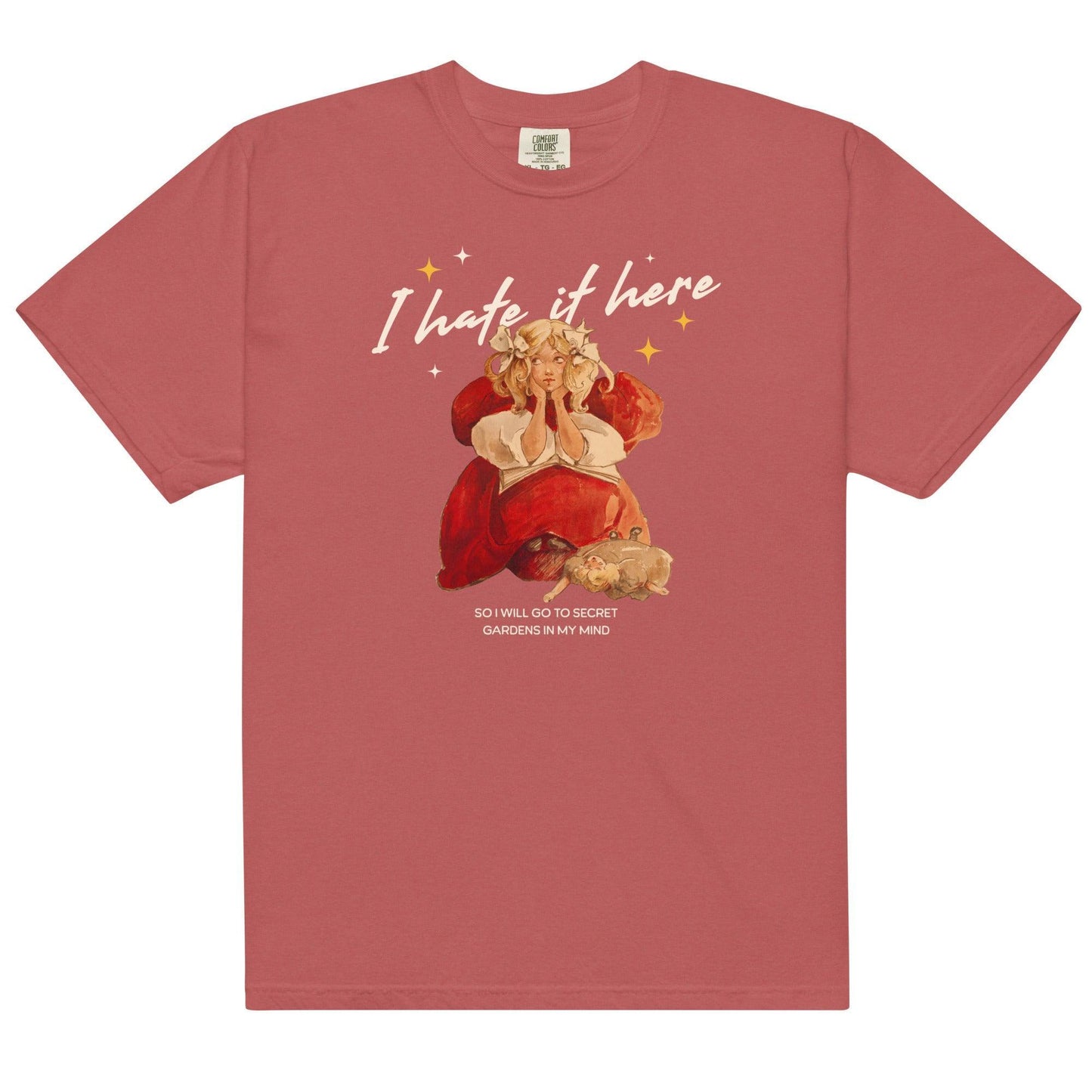I Hate It Here Tee Shirt - The Bean Workshop - book lover, box tee, read everyday, taylor swift