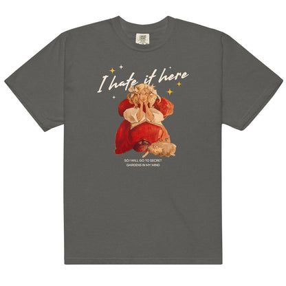 I Hate It Here Tee Shirt - The Bean Workshop - book lover, box tee, read everyday, taylor swift