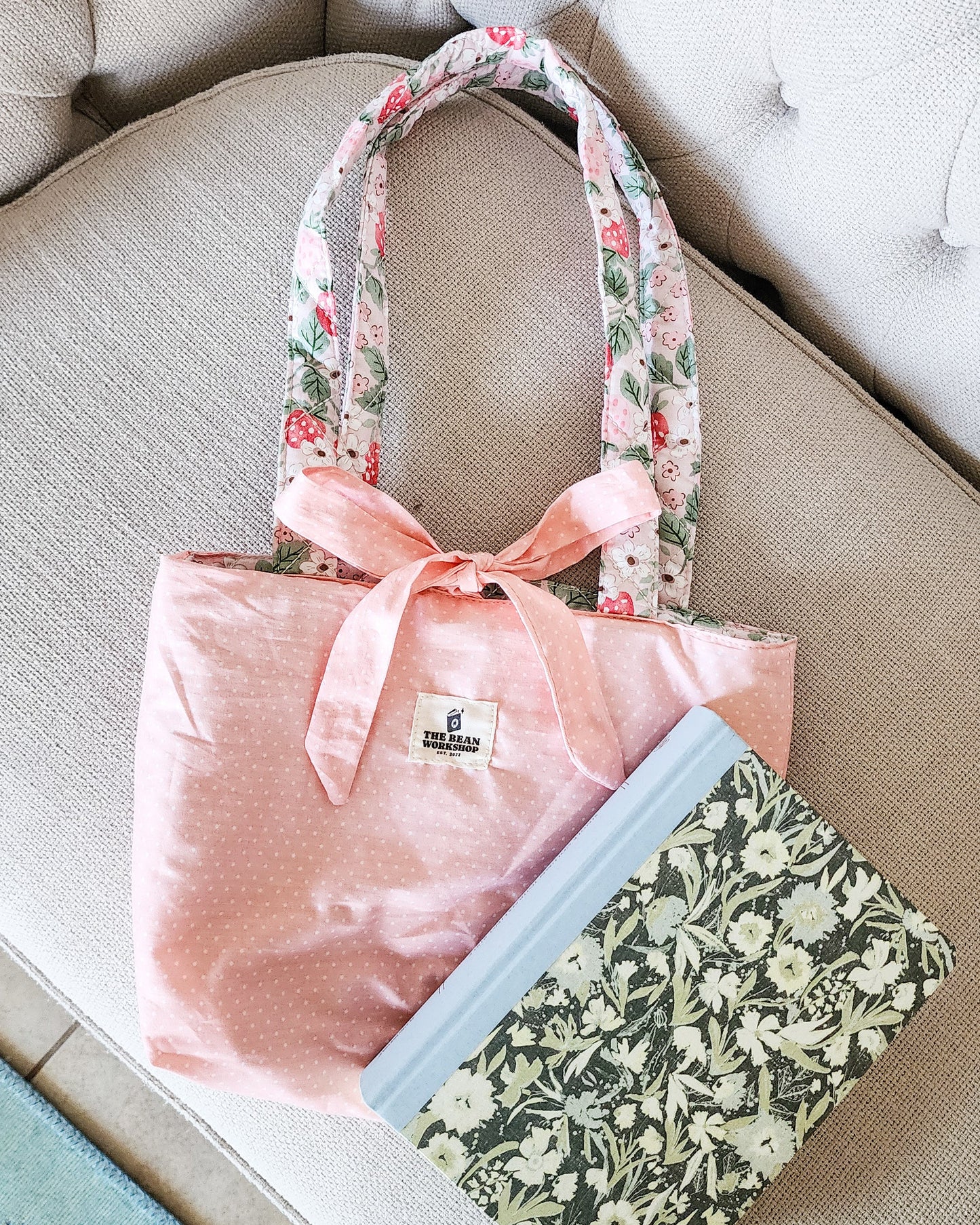 I Have All That I Need Cotton Quilted Tote Bag