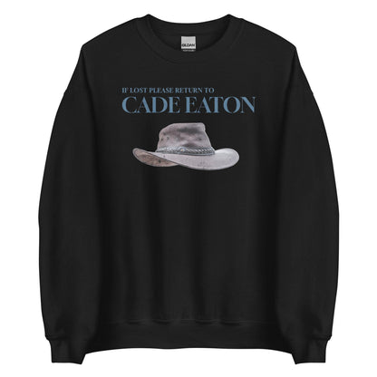 If Lost Please Return to Cade Eaton Sweatshirt - The Bean Workshop - cade eaton, chestnut springs, elsie silver, heartless, sweater, sweatshirt