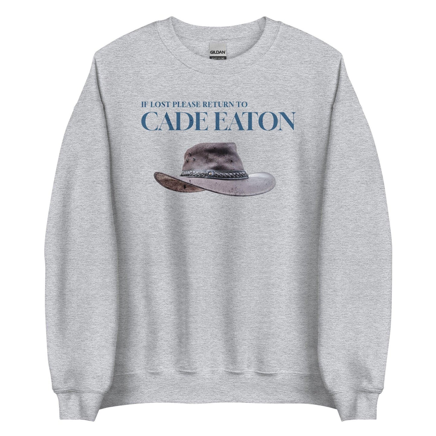 If Lost Please Return to Cade Eaton Sweatshirt - The Bean Workshop - cade eaton, chestnut springs, elsie silver, heartless, sweater, sweatshirt