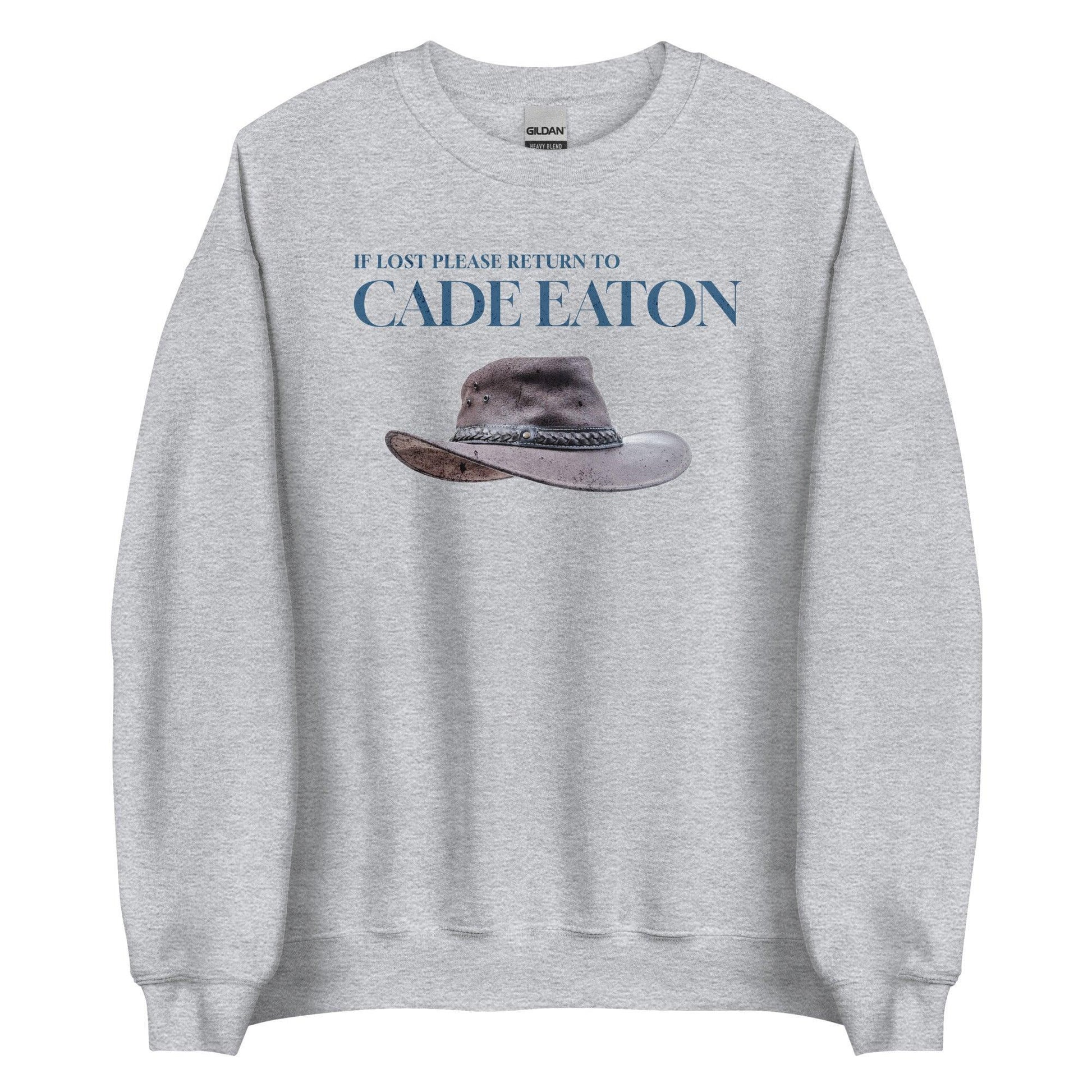 If Lost Please Return to Cade Eaton Sweatshirt - The Bean Workshop - cade eaton, chestnut springs, elsie silver, heartless, sweater, sweatshirt