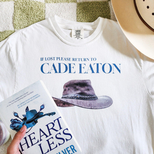 If Lost Please Return to Cade Eaton Tee Shirt - The Bean Workshop - box tee, cade eaton, chestnut springs, elsie silver, heartless