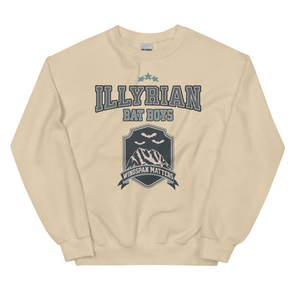 Illyrian Bat Boys Sweatshirt - The Bean Workshop - a court of thorns and roses, acotar, feyre archeron, rhysand, sarah j maas, sweatshirt