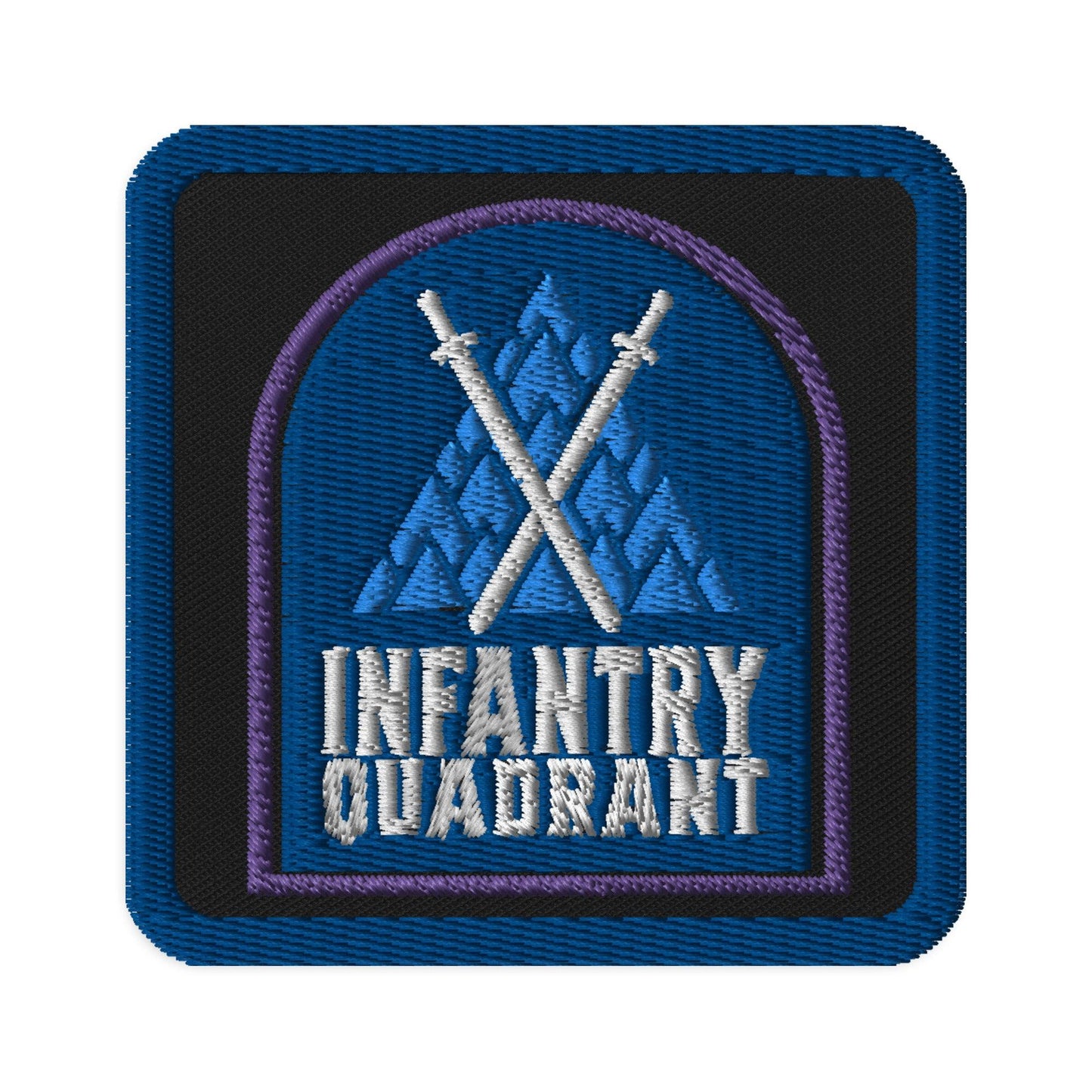 Infantry Quadrant Embroidered Patch - The Bean Workshop - embroidered, fourth wing, patch, rebecca yarros