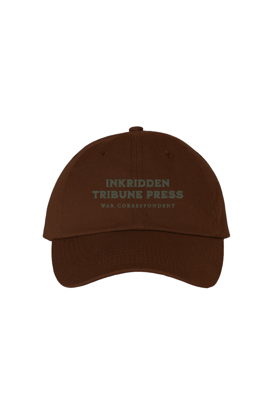 Inkridden Tribune Press War Correspondent Embroidered Hat - The Bean Workshop - 