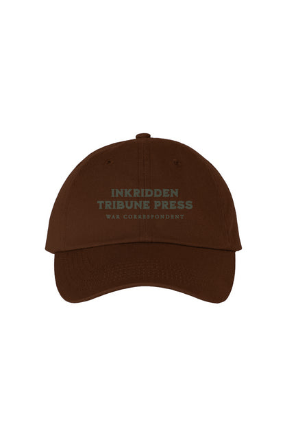 Inkridden Tribune Press War Correspondent Embroidered Hat - The Bean Workshop - 