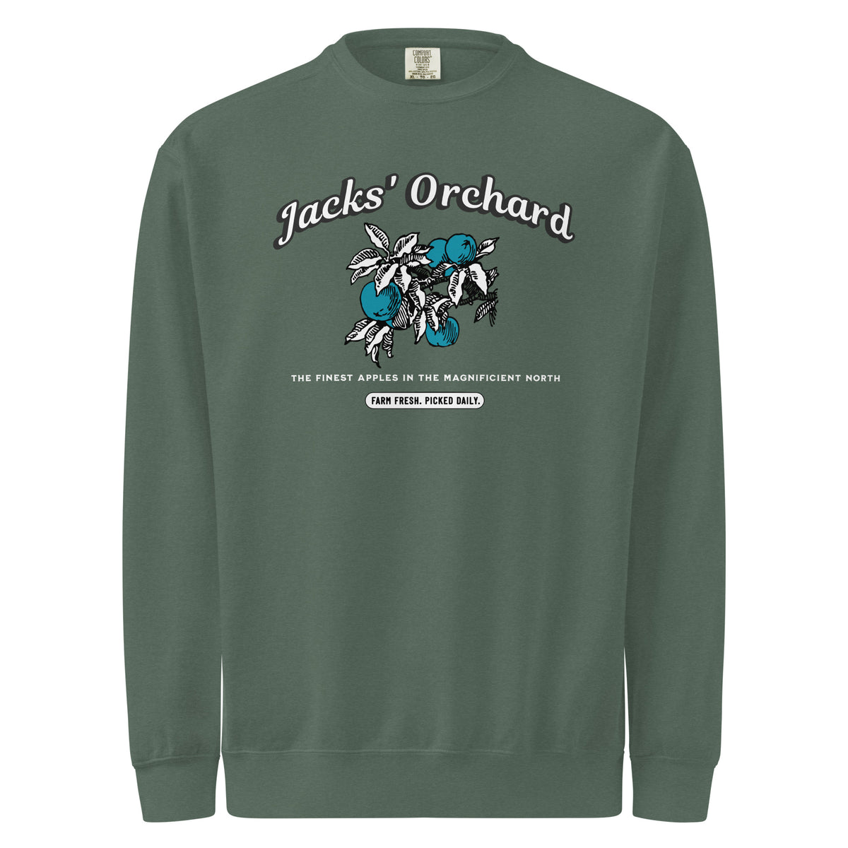 Jacks' Orchard Heavyweight Sweatshirt - The Bean Workshop - evangeline fox, heavyweight sweatshirt, jacks, once upon a broken heart, ouabh, prince of hearts, stephanie garber, sweatshirt