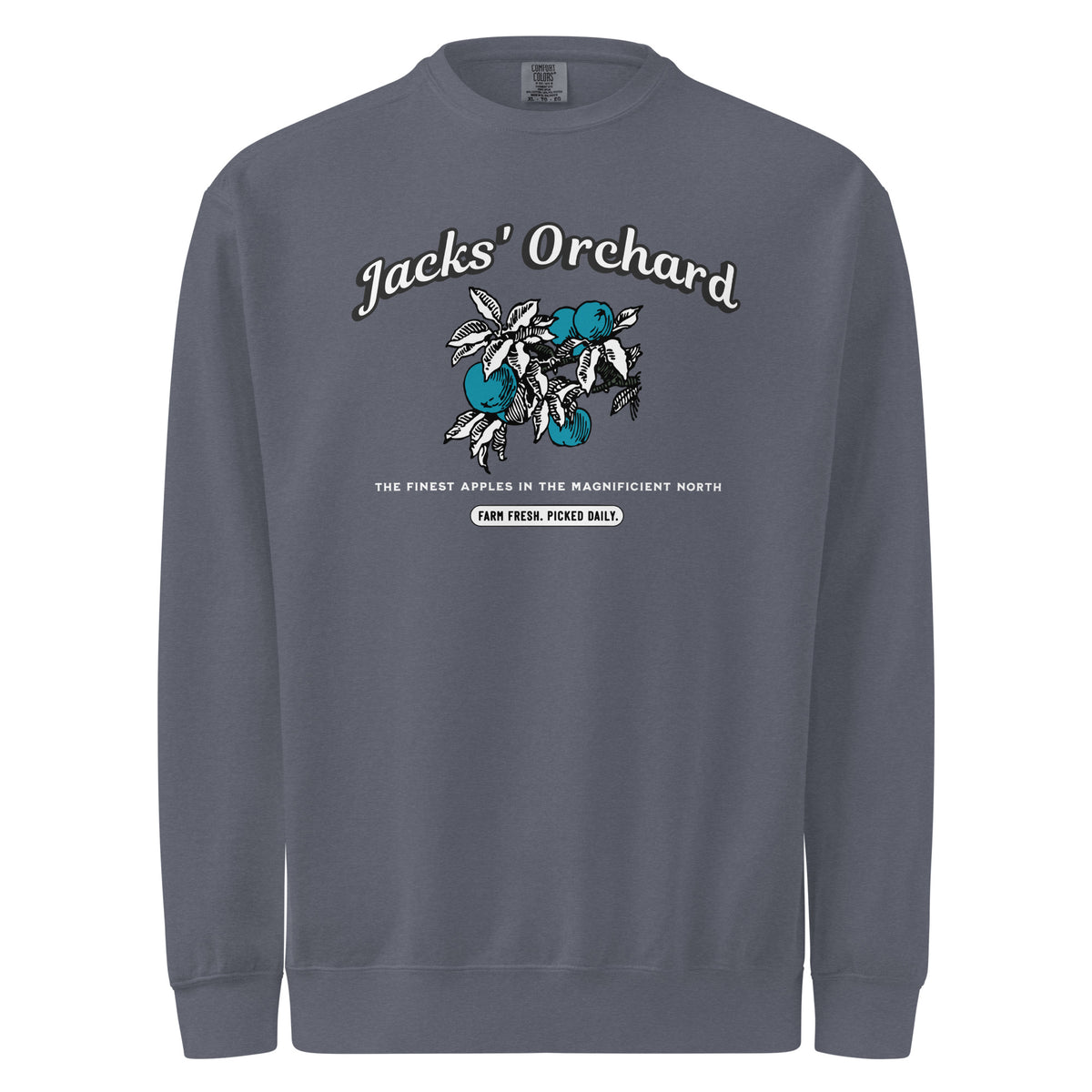 Jacks' Orchard Heavyweight Sweatshirt - The Bean Workshop - evangeline fox, heavyweight sweatshirt, jacks, once upon a broken heart, ouabh, prince of hearts, stephanie garber, sweatshirt