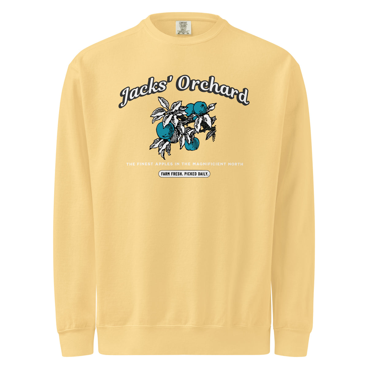 Jacks' Orchard Heavyweight Sweatshirt - The Bean Workshop - evangeline fox, heavyweight sweatshirt, jacks, once upon a broken heart, ouabh, prince of hearts, stephanie garber, sweatshirt