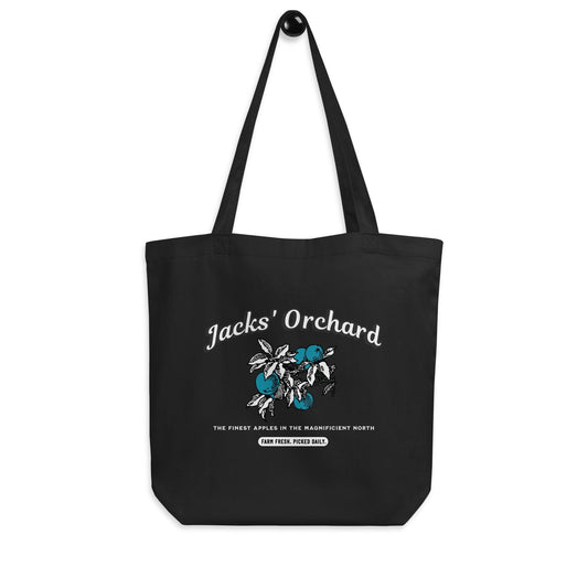 Jacks' Orchard Organic Cotton Twill Tote Bag - The Bean Workshop - Apple Orchard Design, Bookish Market Bag, Canvas Shopper, Eco Friendly Tote, Everyday Accessory, Library Bag, ouabh, Reusable Grocery Bag, stephanie garber, tote, Vintage Farm Aesthetic