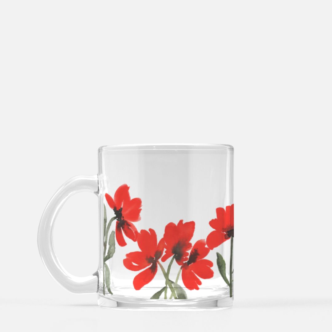 Just Call Me Yours Kai Azer Glass Mug - The Bean Workshop - coffee mug, fearless, glass mug, kai azer, lauren roberts, paedyn gray, powerless, reckless