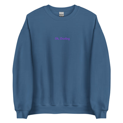 Kai Azer Book Quotes Embroidered Sweatshirt - The Bean Workshop - embroidered, kai azer, lauren roberts, paedyn gray, powerless, pullover, sweater, sweatshirt