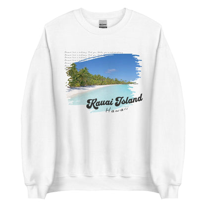 Kauai Island Stella & Christian Sweatshirt - The Bean Workshop - ana huang, beach vibe, christian harper, stella allonso, sweater, sweatshirt, twisted lies