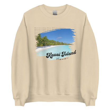 Kauai Island Stella & Christian Sweatshirt - The Bean Workshop - ana huang, beach vibe, christian harper, stella allonso, sweater, sweatshirt, twisted lies