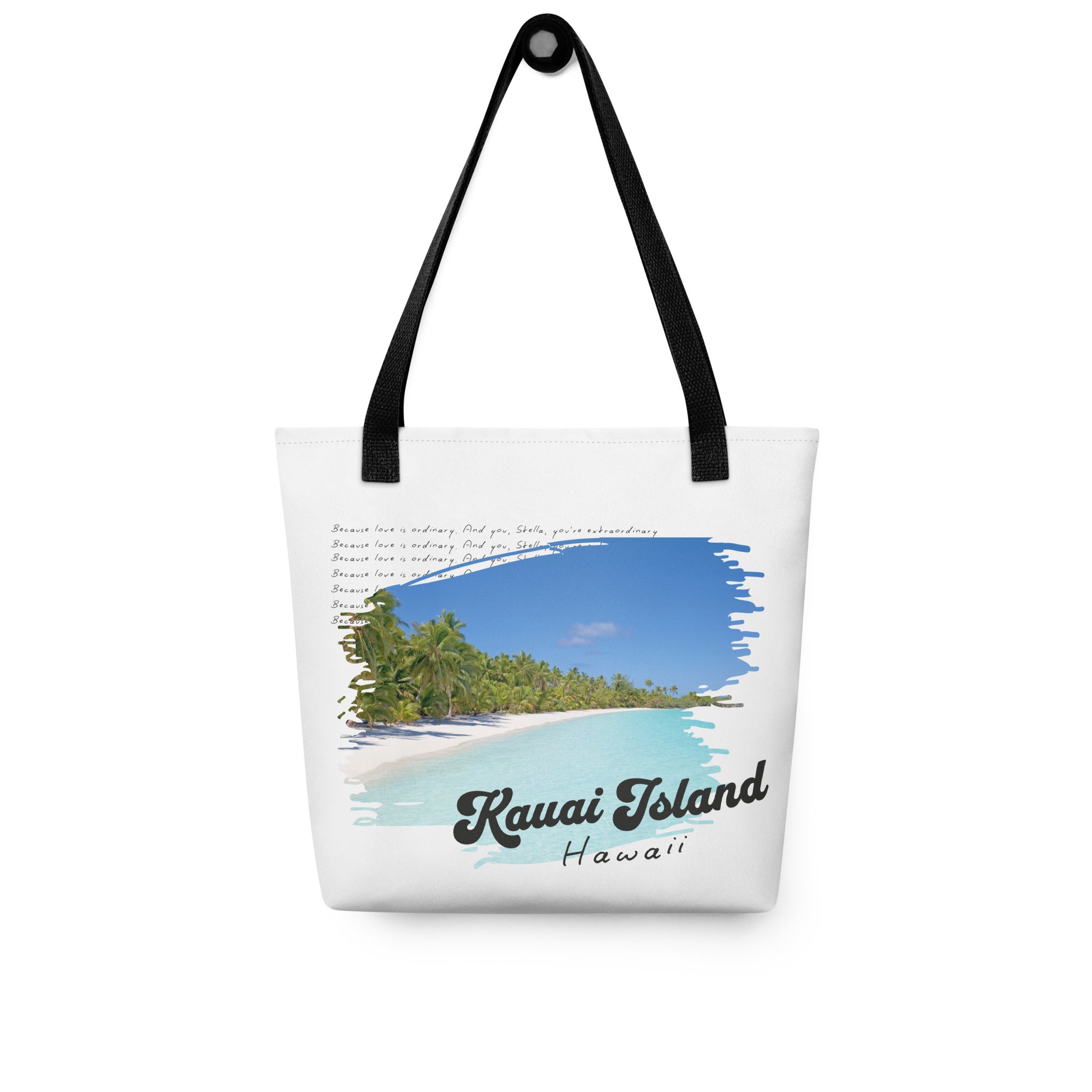 Kauai Island Tote Bag - The Bean Workshop - Ana Huang, Bookish Tote, Kauai Island, Stella & Christian, tote, tote bag, Twisted