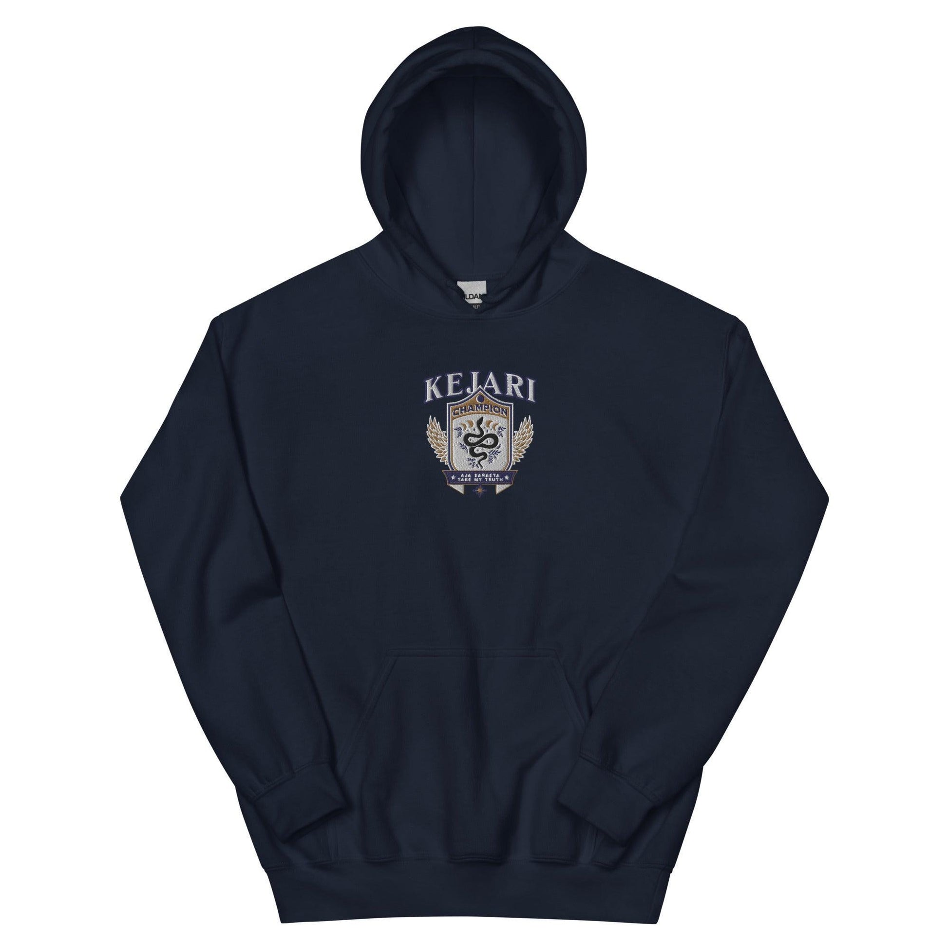 Kejari Embroidered Hoodie - The Bean Workshop - carissa broadbent, embroidered, hoodie, the serpent and the wings of night
