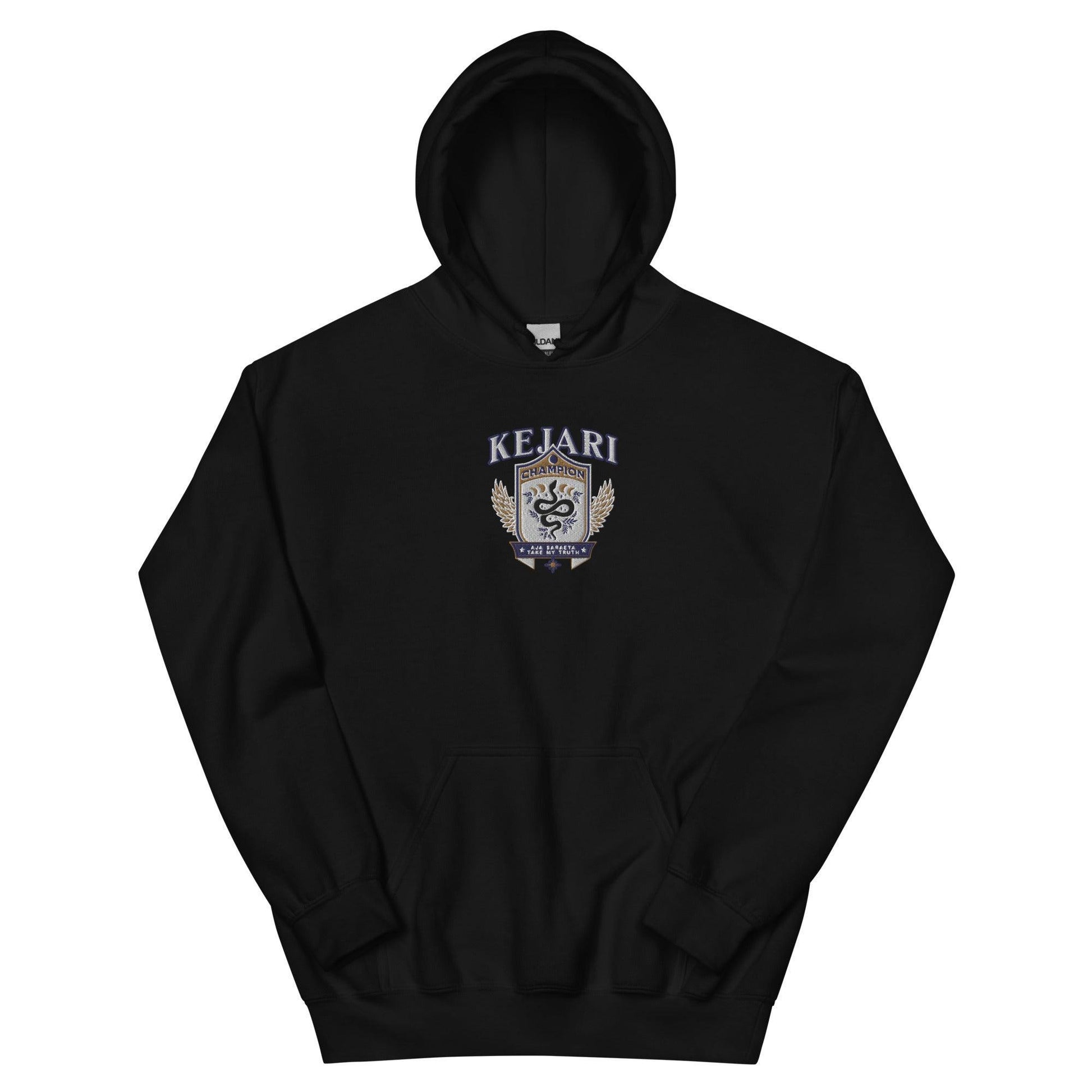 Kejari Embroidered Hoodie - The Bean Workshop - carissa broadbent, embroidered, hoodie, the serpent and the wings of night