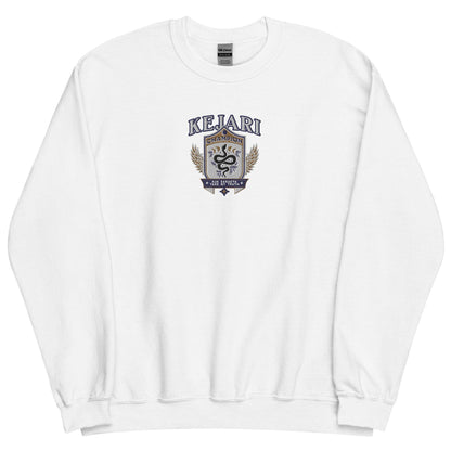 Kejari Embroidered Sweatshirt - The Bean Workshop - carissa broadbent, embroidered, sweatshirt, the serpent and the wings of night