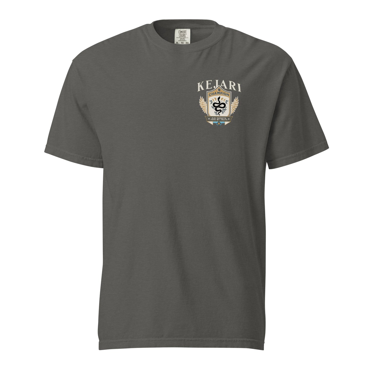 Kejari T-shirt - The Bean Workshop - Bookish Fashion, Carissa Broadbent, Fandom Merch, Kejari Tournament, t-shirt, tee, The Serpent and The Wings of Night