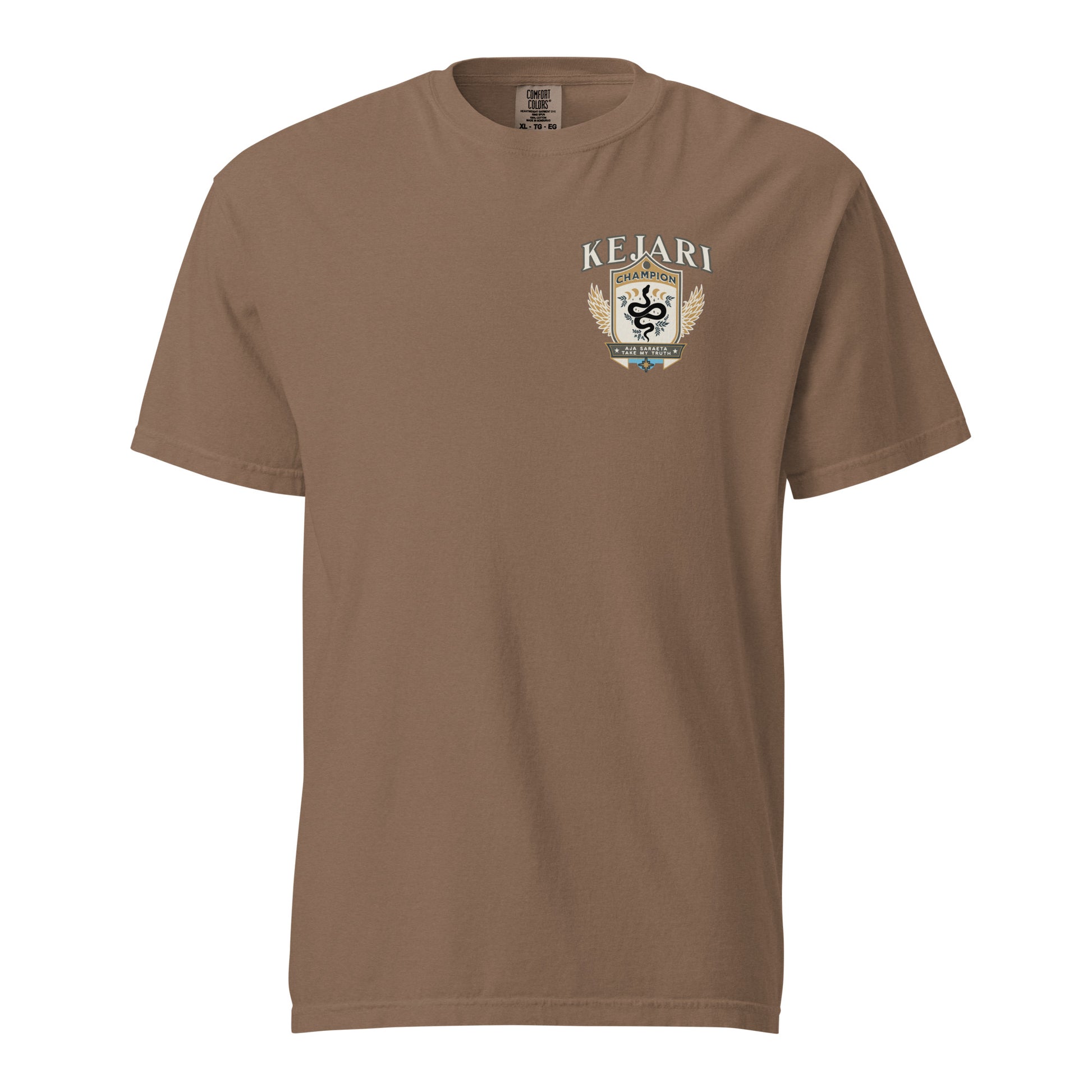 Kejari T-shirt - The Bean Workshop - Bookish Fashion, Carissa Broadbent, Fandom Merch, Kejari Tournament, t-shirt, tee, The Serpent and The Wings of Night