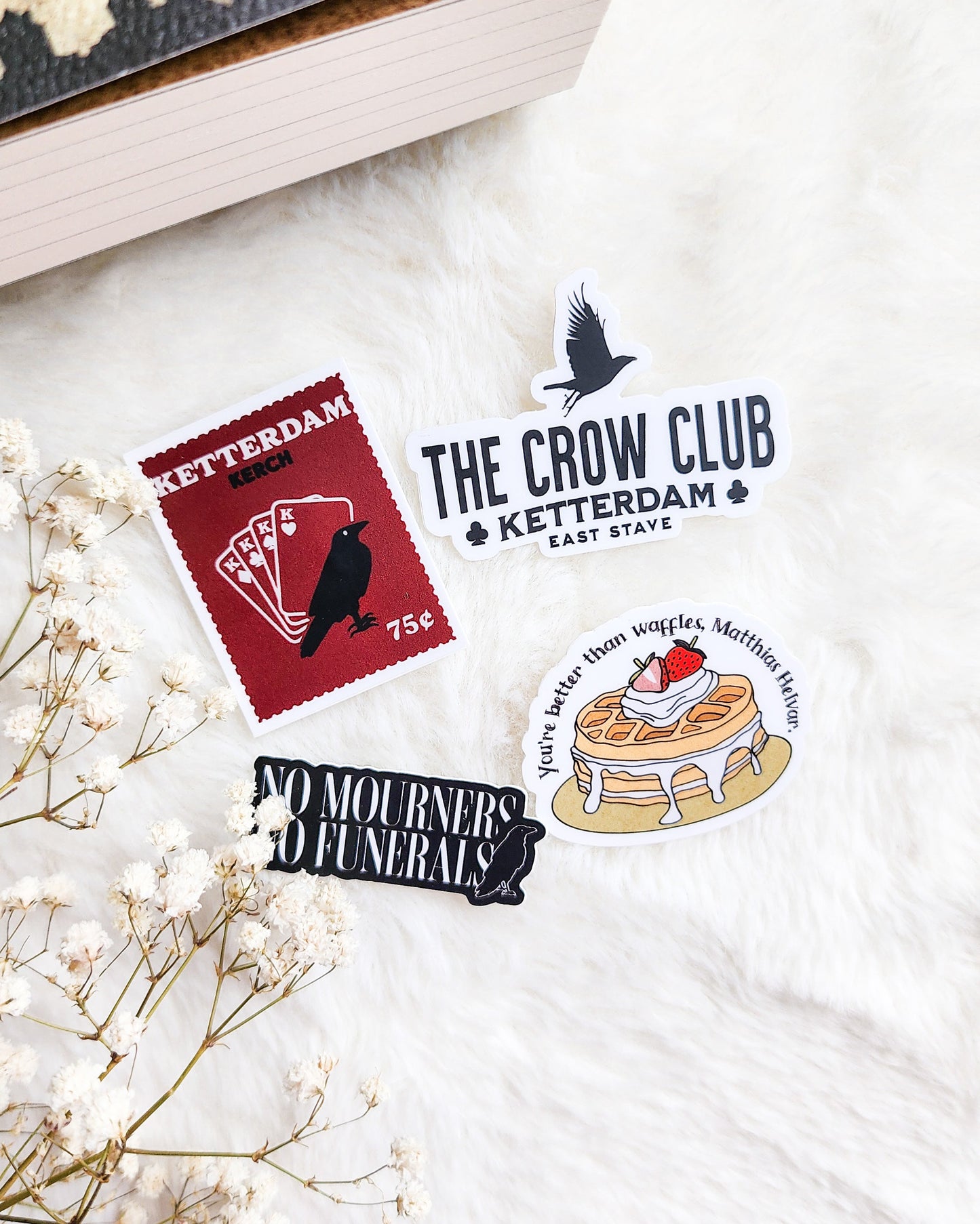 Ketterdam Stamp Sticker - The Bean Workshop - leigh bardugo, six of crows, sticker