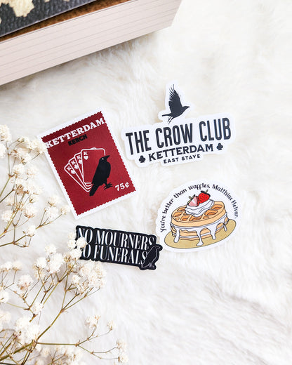 Ketterdam Stamp Sticker - The Bean Workshop - leigh bardugo, six of crows, sticker