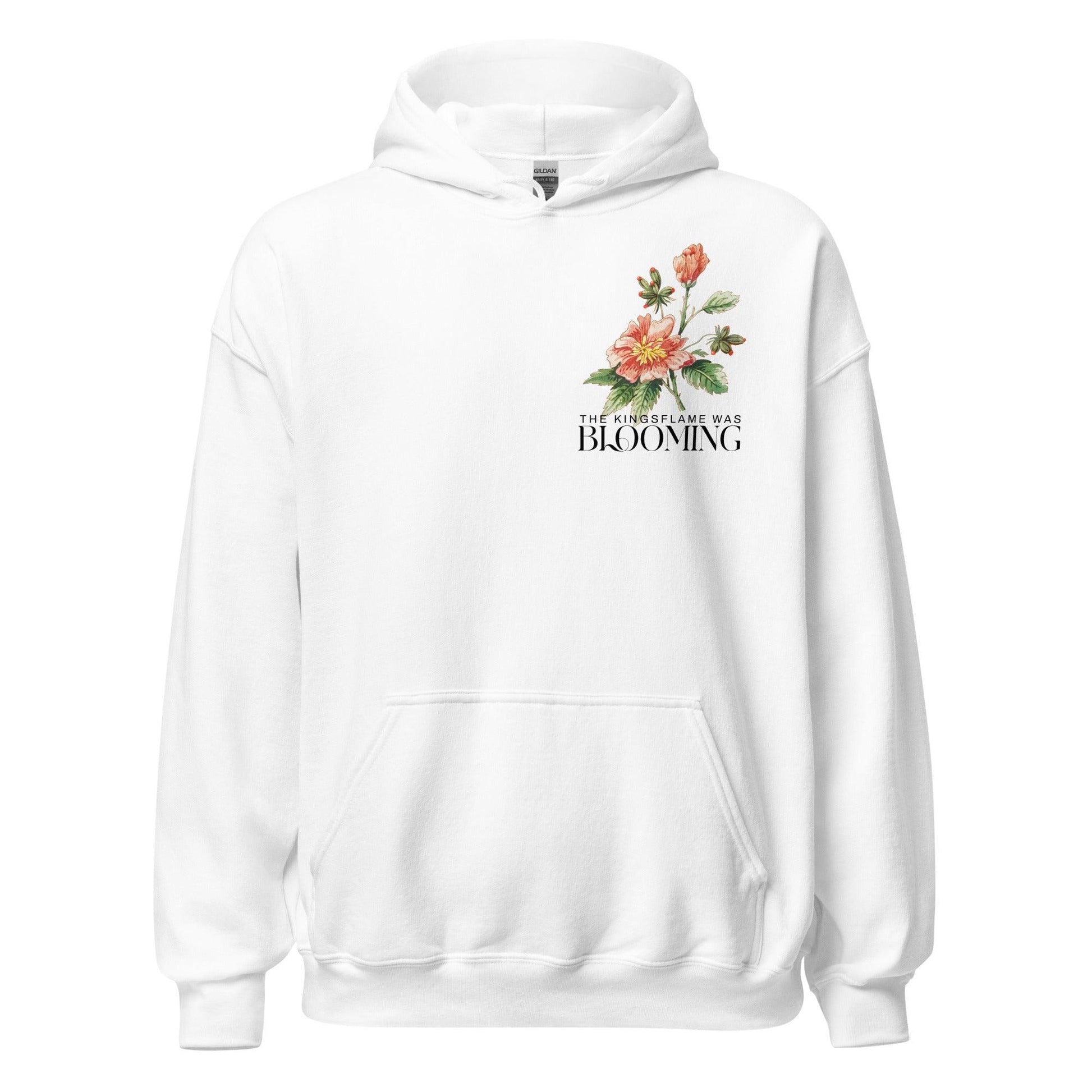 Kingsflame was Blooming Hoodie - The Bean Workshop - aelin galathynius, hoodie, sarah j. maas, throne of glass, tog