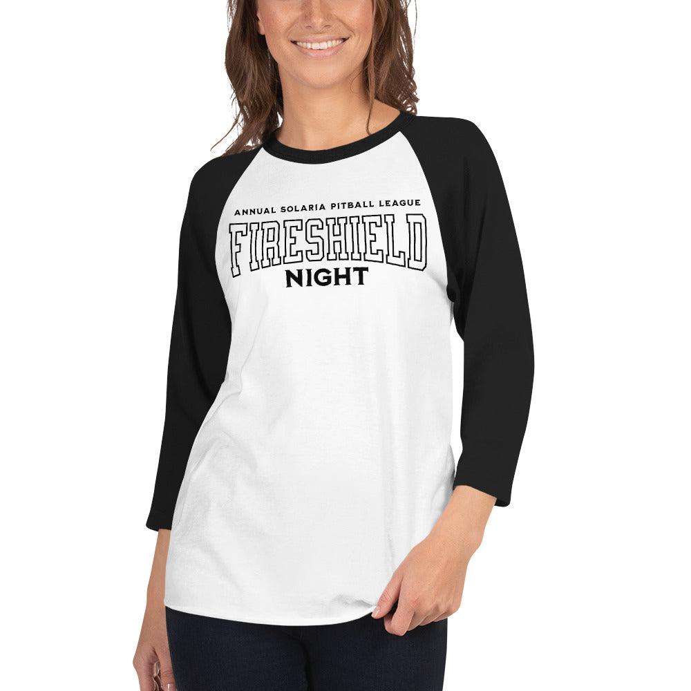 Leon Night Pitball League Raglan Shirt - The Bean Workshop - raglan shirt, twisted sisters, zodiac academy
