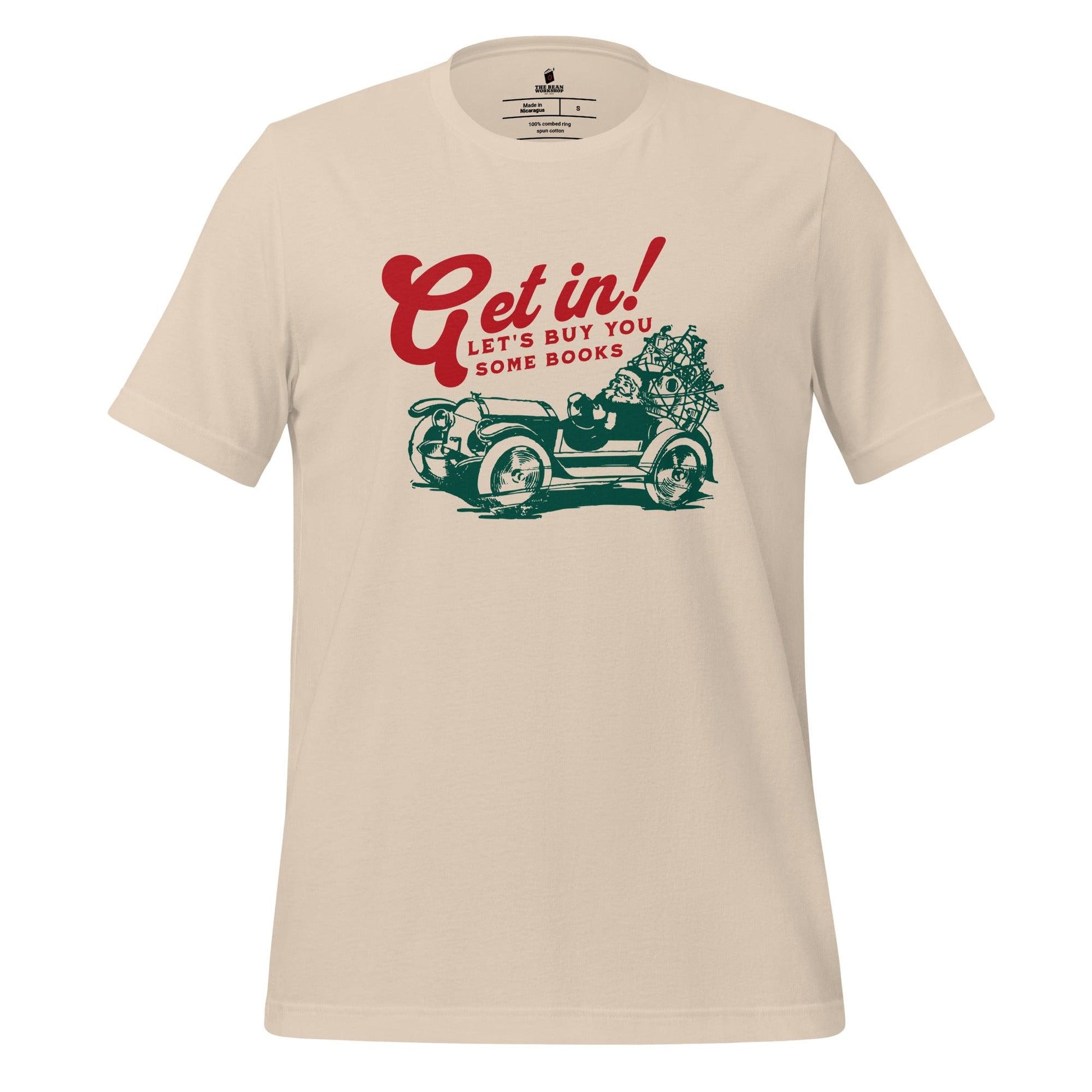 Let's Buy You Some Books T-shirt - The Bean Workshop - bookish, Christmas, T-shirt, tee