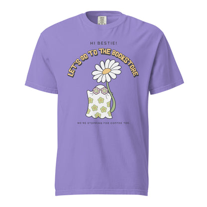 Let's Go to the Bookstore Tee Shirt - The Bean Workshop - book lovers, bookaholic, box tee, halloween