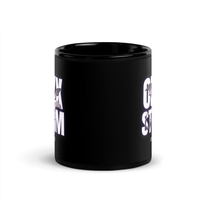 Let Us Be Menaces Onyx Storm Black Coffee Mug - The Bean Workshop - coffee mug, cup, fourth wing, iron flame, mug, onyx storm, rebecca yarros